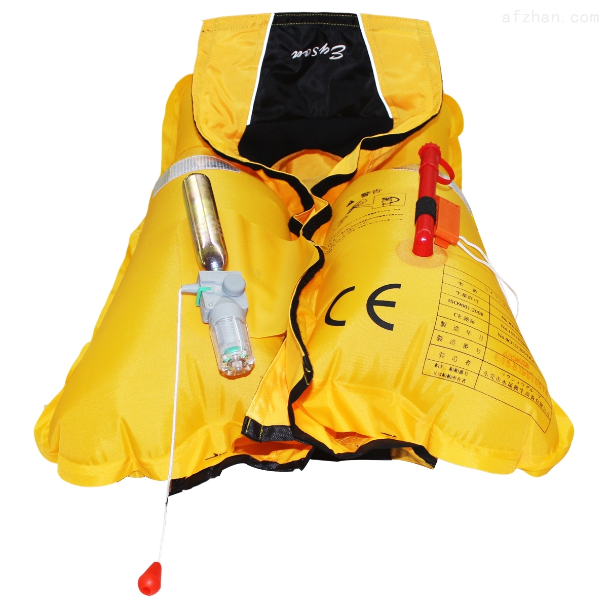 eyson/永晟 红色救援钓鱼航海充气救生衣