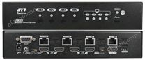 Rextron瑞創(chuàng) 4口, 網(wǎng)線CAT5,紅外, 串口, HDMI 延長(zhǎng)分配器, EVBM-S1504L