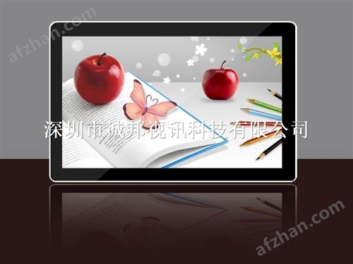 诚邦视讯19寸网络版广告机壁挂 楼宇广告机数字招牌生产厂家